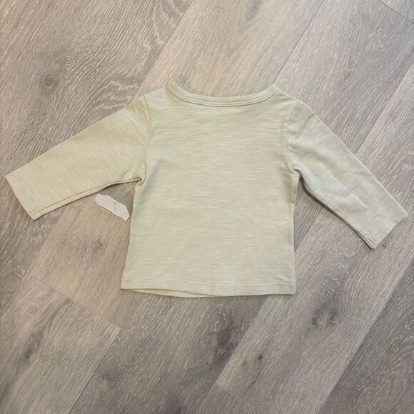 Little Co. Tan Snail Long Sleeve Shirt - 3M - Picture 6 of 6